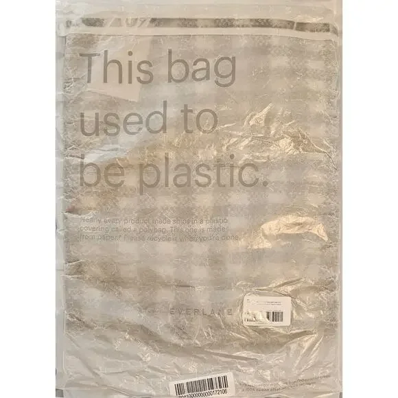 Everlane The Alpaca Patterned Scarf Gray Buffalo Check One Size Unisex - Picture 6 of 10